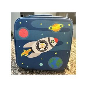 Tonies Carrying Case Max Blast Off Space Rocket Ship Blue Travel Bag NWT